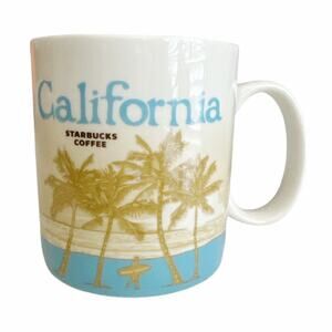 Vintage Starbucks California Surfer and Redwoods 4” Mug